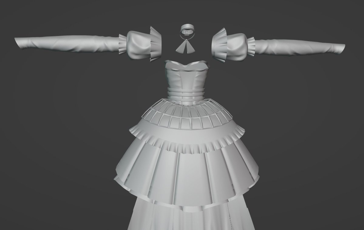 muhwhl's tweet photo. 옷 모델링 완료  #wip #3D #b3d #3Dmodeling https://t.co/gY8Eaa2jZ9