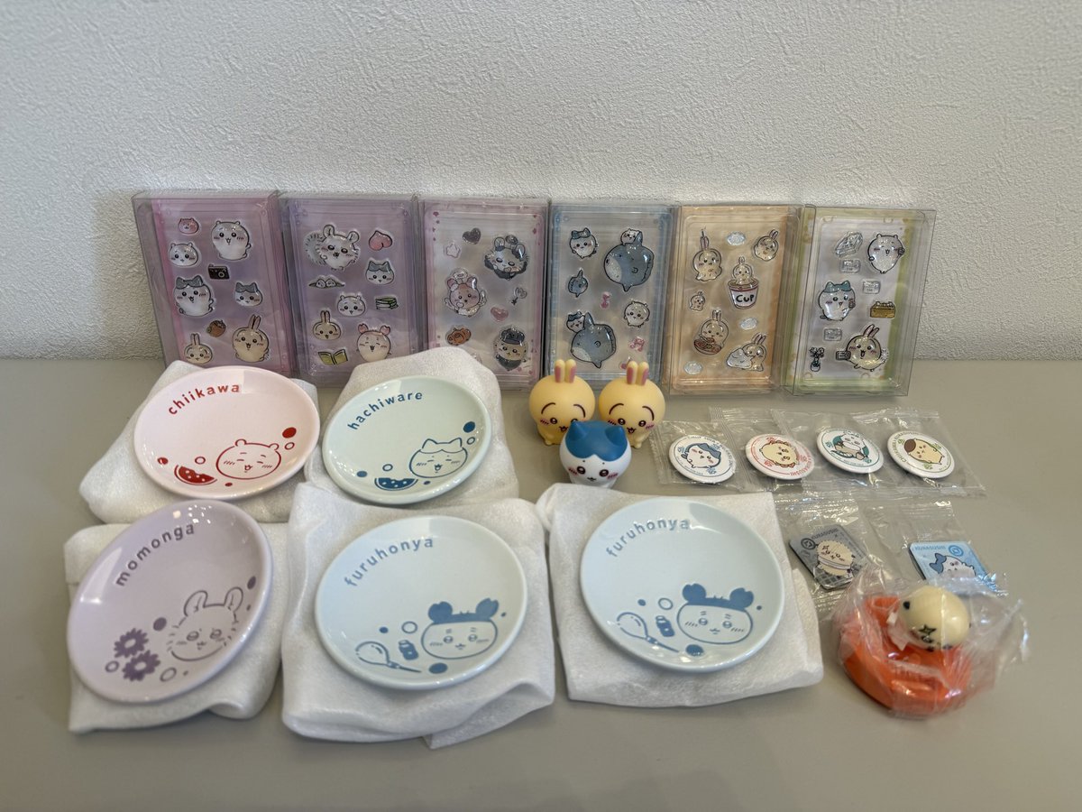 Hina05051017's tweet photo. ちいかわグッズ お譲り 買取

【譲】画像の品物

【求】買取（送料負担お願いします）

検索からでもお気軽にお声掛け下さい🙇‍♂ https://t.co/XnNVUhOzqn