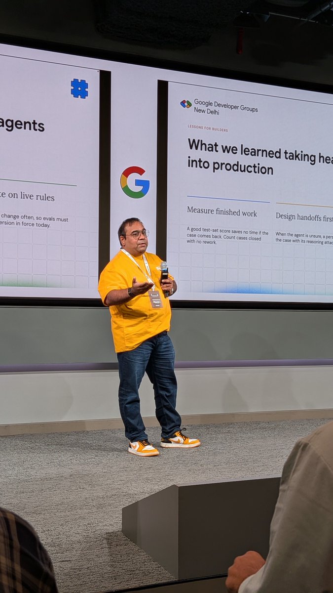 gdg_nd's tweet photo. Ankit Maheshwari explores the challenges and opportunities of building a $100M+ HealthTech company in an AI-driven world.
#DevFestND26 #DevFestDilli #DevFestNewDelhi2026 https://t.co/kD0jbl7fTr