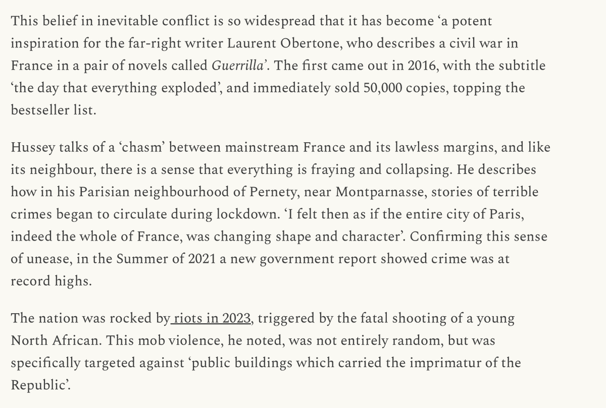edwest's tweet photo. Highly recommend people interested in France read Andrew Hussey https://t.co/0NzwUwGXl2
