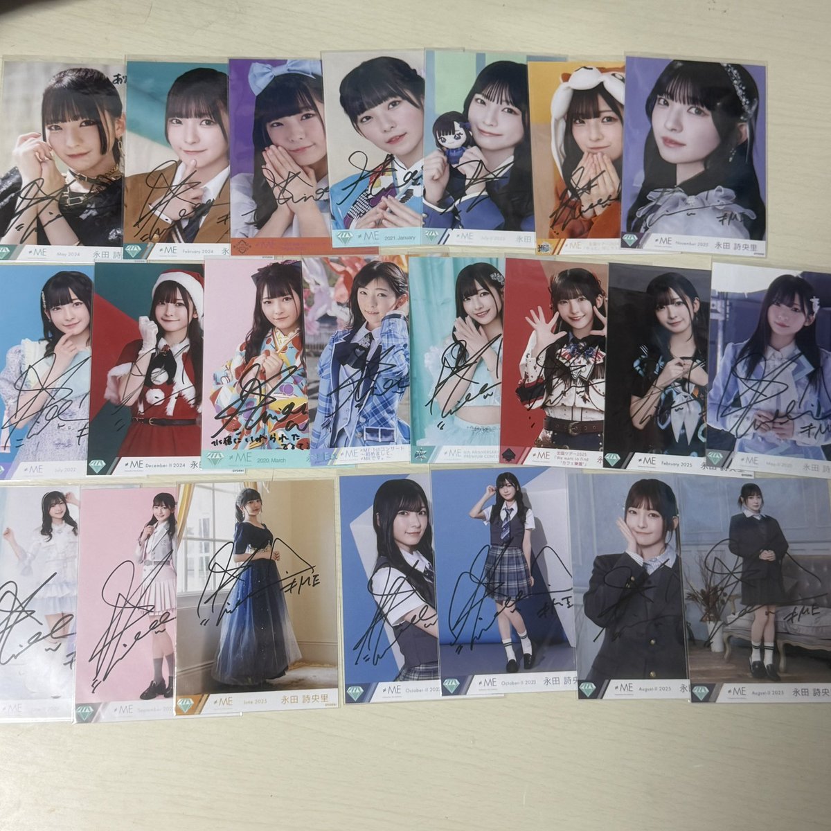 shi_rin_'s tweet photo. 仕事忙しすぎてノイミー推してる時間なくなってしまった(自業自得)(；；)

永田詩央里チャングッズ買い取ってくださる方いませんか😭😭😭

ずっと保管してても状態悪いものもあるので気軽にDMくださいませ🙇‍♀️🌹 https://t.co/9mm6o1aqW5