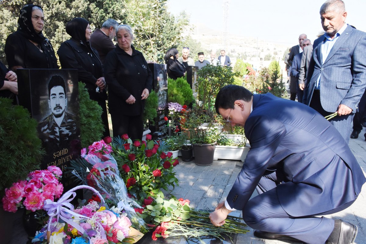 Qaradaghrih's tweet photo. Vətən Müharibəsi şəhidi Kəlbiyev Şaiq Namiq oğlunun anım mərasimi keçirilib. https://t.co/KIUK8kIMTD
