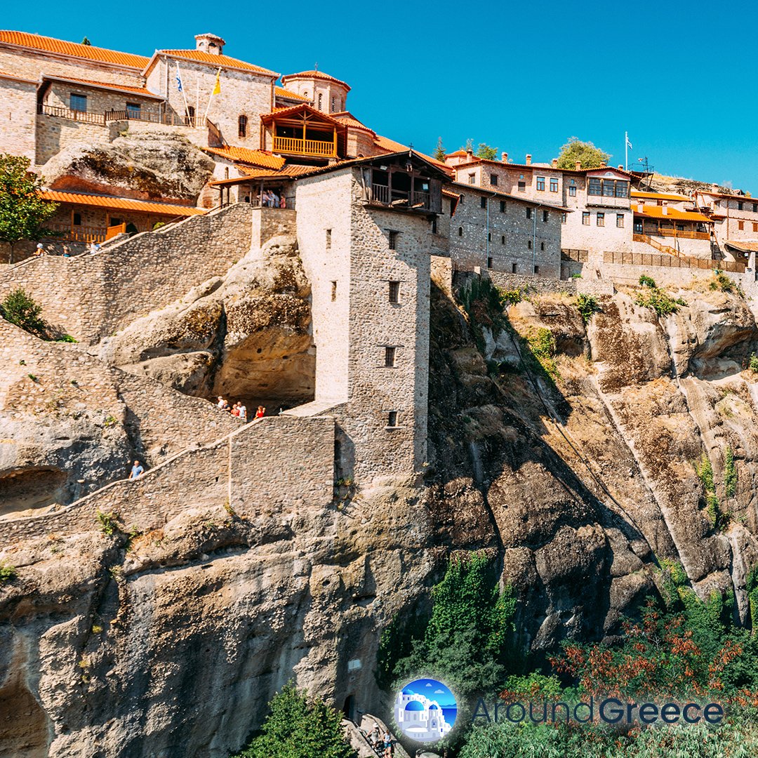 AroundGreece's tweet photo. Monasteries of Meteora

There are places in Greece that impress you with their history, and others that leave you speechless with their scenery. Meteora manages to do both. Here, enormous rock formations rise dramatically above the plain of Thessaly, with historic monasteries perched high on their summits.

The landscape is extraordinary, but the story behind it is just as fascinating. Orthodox monks began settling in the area many centuries ago, seeking quiet places for prayer and contemplation. Over time, monasteries were built on the rocky heights, creating one of Greece's most remarkable cultural and spiritual landscapes.

Today, Meteora is recognised as a UNESCO World Heritage Site. Several monasteries remain active and welcome visitors, offering a glimpse into Orthodox religious life, architecture and artistic traditions. Each has its own character, and the views from the surrounding roads and paths are impressive in their own right.

During a visit, you can:
•  Explore the monasteries: Discover historic churches, religious artwork, courtyards and collections, depending on which sites are open.
•  Admire the rock formations: The towering cliffs and isolated pillars create a landscape unlike almost anywhere else in Greece.
•  Take a scenic drive: View the monasteries from different viewpoints and stop for photographs along the way.
•  Walk selected trails: Hiking routes provide a closer connection to the landscape, although some paths are steep and require suitable footwear.
•  Experience the changing light: Early morning and late afternoon can bring beautiful colours and dramatic shadows across the rocks.

A visit also calls for a little practical planning. Monasteries have individual opening schedules and may close on different days, so check ahead if there are particular ones you want to see. Modest clothing is required, and visitors should respect the religious nature of the sites.

Nearby Kalambaka and Kastraki make convenient bases for exploring the area, with accommodation, restaurants and access to the surrounding landscape.

Meteora is not simply a collection of beautiful buildings. It is a remarkable meeting of geology, faith, architecture and human perseverance. Even after you have left, the sight of those monasteries high above the plain is likely to stay with you.

❤️ Tag #aroundgreece
❤️ Follow @aroundgreece

#Meteora #Greece