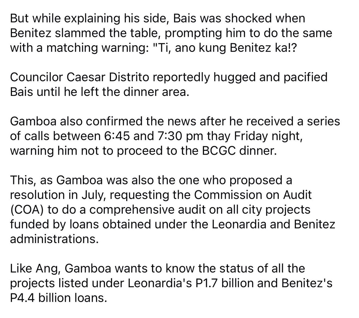 jesusfalcis's tweet photo. 🚨 Totoo ba? May away daw sa Bacolod involving Cong. Albee Benitez?

He slammed his fist on the table against City Councilor Homer Bais who responded by also doing the same and saying:

“So what if you are a Benitez?”

Future Speaker pa naman yan kung maging VP si Bodjie Dy.

🙀 https://t.co/PfPFOEaCNU