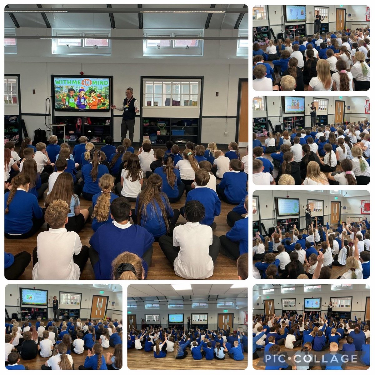 OwstonPPA's tweet photo. KS2 enjoyed a fantastic mental health assembly with With Me in Mind! 💚 @wmimdoncaster 

The children showed great curiosity, shared their thoughts and asked brilliant questions as we explored the importance of looking after our mental health🌟 #TeamOwston https://t.co/czm0Z35Oqb