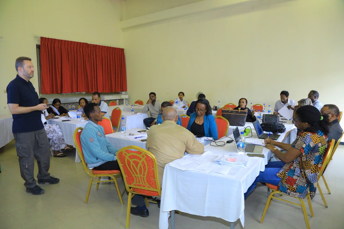 EthioRedCross's tweet photo. ERCS, in collaboration with the Netherlands Red Cross and funded by DG ECHO under the ECHO 2026 Project, provided warehouse management training in Addis Ababa for 16 ERCS staff and volunteers.

For more:
https://t.co/KbFF9Gqeba

We Live for Humanity!
@RodeKruis @eu_echo https://t.co/uX33aRd3NJ