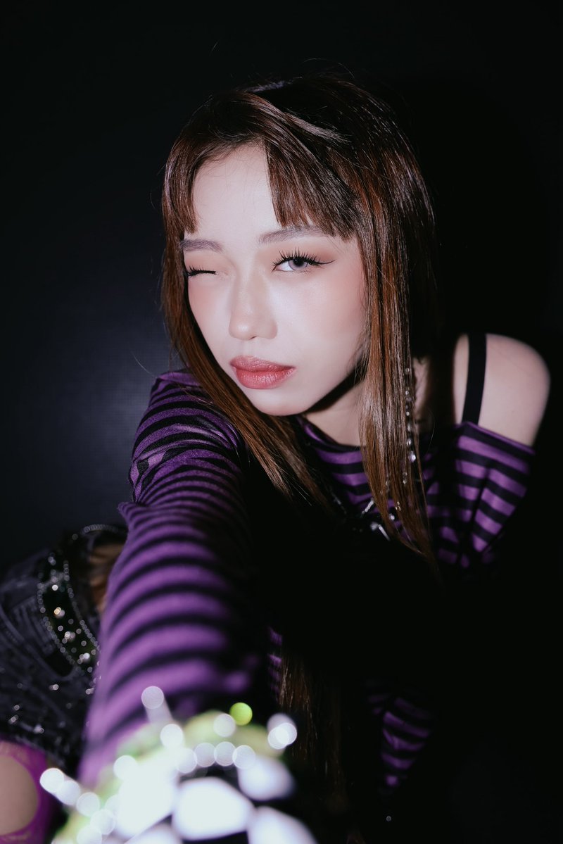 officialxonara's tweet photo. dressed for the occasion. 💜💚

#XONARA Fiesta ng SARIBUHAY fit files 📸❤️‍🔥 https://t.co/akuUi0cJtz