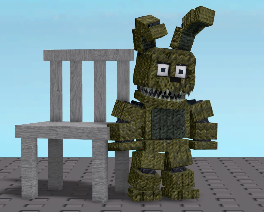 slushthealt's tweet photo. TERRIBLE THINGS COME IN SMALL PACKAGES.
[wave 4 of the fnaf retroslop models, plushtrap]

honestly a much lazier one than the other ones, apologies for that
#fnaf #roblox https://t.co/YINayOjog4