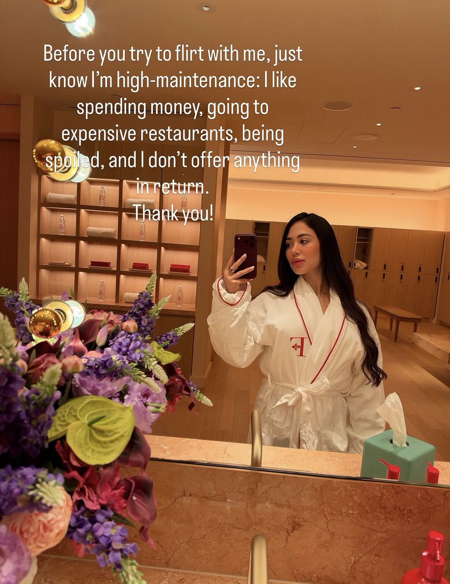 WestsideLAGuy's tweet photo. Girls in replies to my Hinge tweet: “How dare you call us glorified escorts just because we demand a dinner first date!” 

Also girls on IG: “Yeah we’re shameless gold diggers but we prefer being called high maintenance.” https://t.co/gvUCF6r9tY