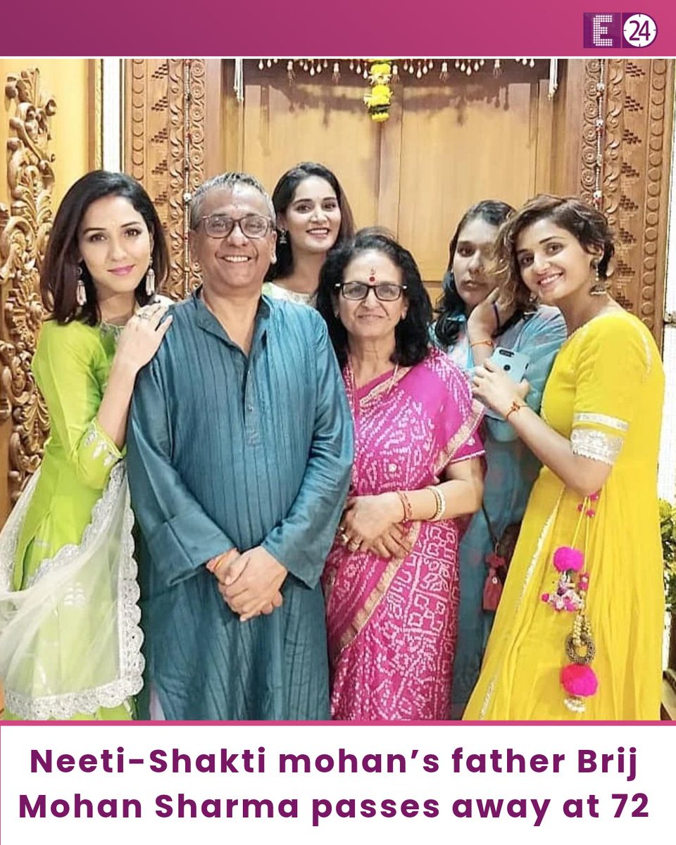 E24bollynews's tweet photo. Shakti-Neeti Mohan’s father, Brij Mohan Sharma, has passed away at 72. His demise has left the family grieving as fans and celebrities offer condolences.
.
.
.
#NeetiMohan #BrijMohanSharma #NeetiMohanFather #RIP #CelebrityNews #BollywoodNews #EntertainmentNews #E24
Neeti Mohan, Brij Mohan Sharma, Neeti Mohan father, Brij Mohan Sharma death, singer Neeti Mohan, passes away at 72, celebrity news, Bollywood updates, E24