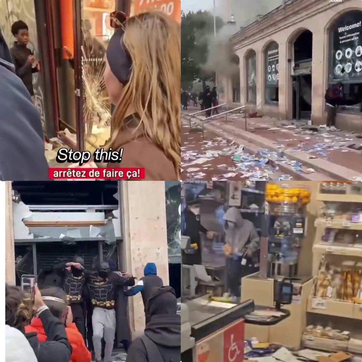 erbmjha's tweet photo. Protesters have brought France to its knees, but France24 is busy covering CJP &amp; Dickpe 🤡 https://t.co/HeEeQWbpYt
