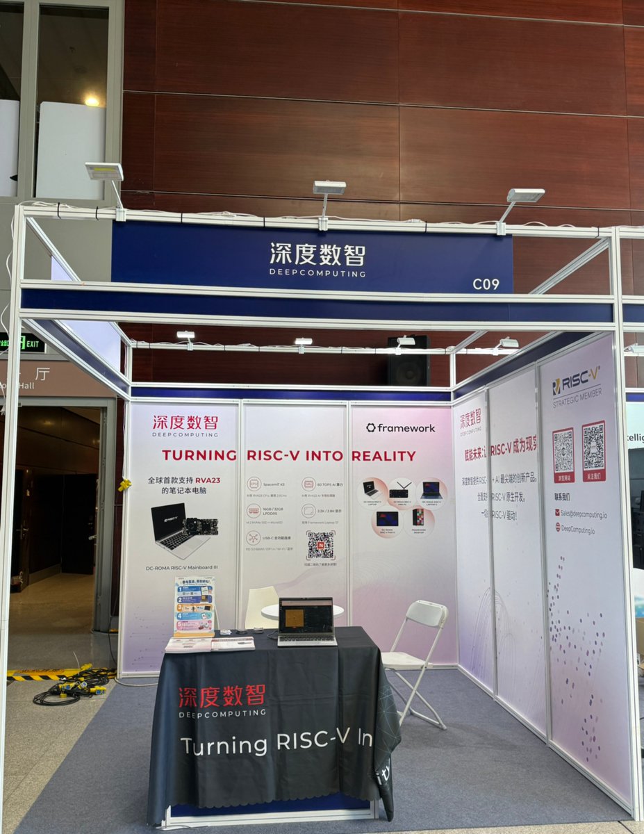DeepComputingio's tweet photo. We are Here!

See you tomorrow at #RISCVSummitCN

#RISCV #RISCVEveryWhere https://t.co/sDPhSuRn3e