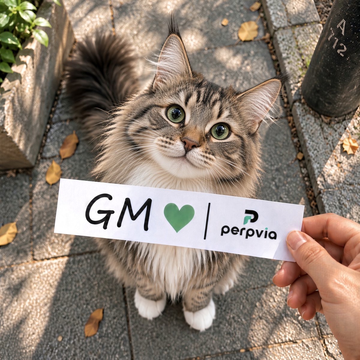 PerpVia's tweet photo. Just for GM 🐈

Say it back. https://t.co/MtONarSsTG