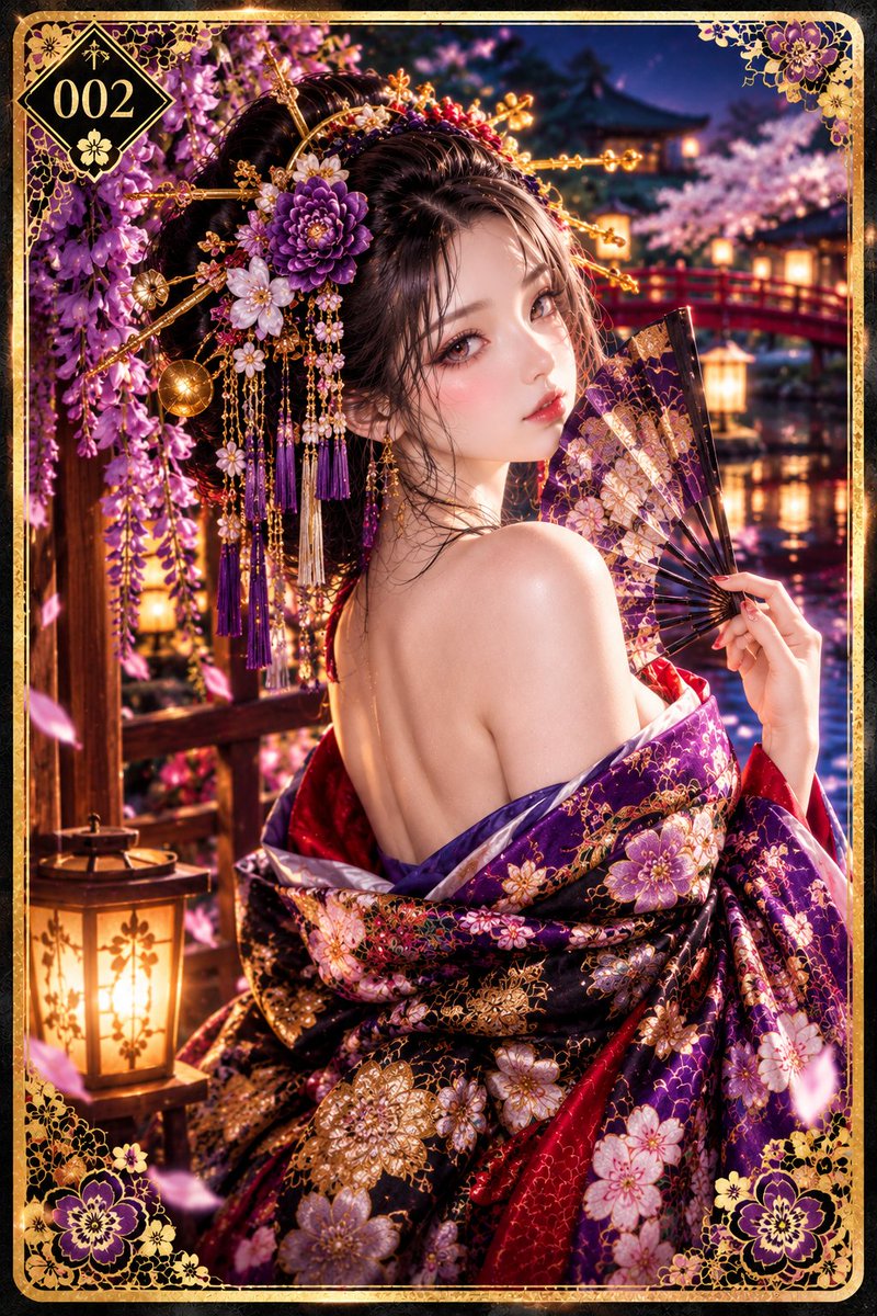 hs20195's tweet photo. ๐ธ ่ฑ้ญ็พ่ฏ โ OIRAN COLLECTION โ #002
็ดซ่คใฎ่ฑ้ญ โ Wisteria Oiran ๐
ๆๆใใใซๆบใใ่คใฎ่ฑ
็ดซใซๆใพใใๅนปๆณ็ใช็พใใโจ
Under the moonlight, her beauty blooms in purple. ๐
#่ฑ้ญ็พ่ฏ #่ฑ้ญ #OiranCollection #JapaneseBeauty #ๅใฎ็พ #AIart #DigitalArt #Wisteria https://t.co/27dWV1gQoR