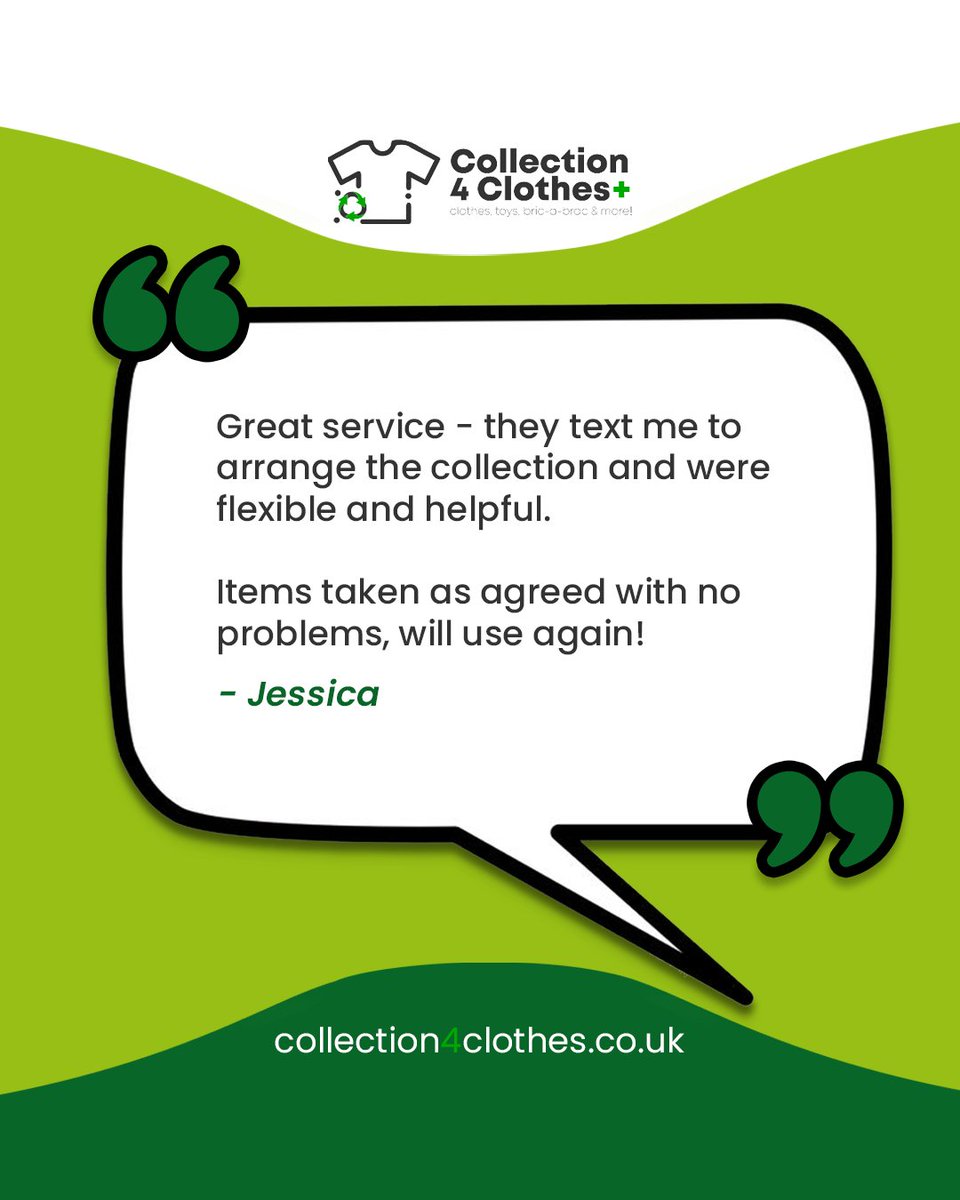 Collection4C's tweet photo. Thank you, Jessica! 💚

Making collections easy and convenient is what we're all about, so it's lovely to hear our team could be flexible and helpful throughout.

We really appreciate your kind words!

📞 0330 165 5197
🌐 https://t.co/8I5c4ewZOz https://t.co/jZFPA5mntA