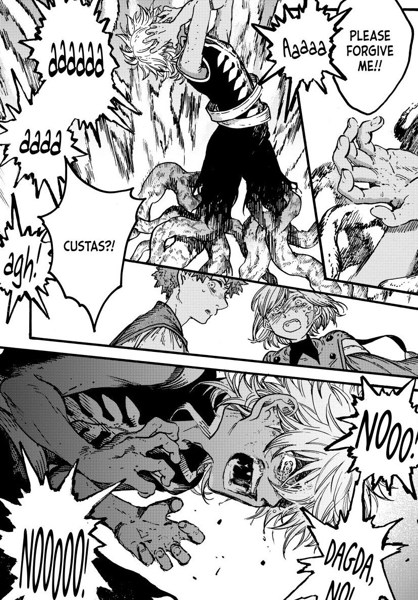 Querfrego's tweet photo. #whaspoilers i cannot stop thinking abt qifrey's white hair...  we know how custas got them (after the death of Dagda - something so hurtful that A CHILD was SCREAMING FROM inner pain - and after he already turned into silvertree from the love and comfort). https://t.co/ifVpWhcRr6
