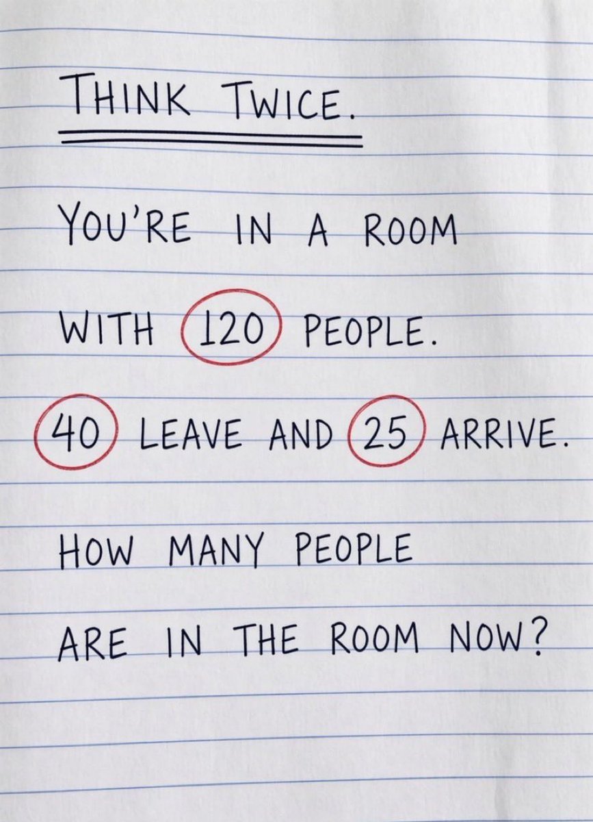 Winnie_xplorer's tweet photo. Think Twice.

The first answer you get is probably wrong 😏 https://t.co/BKcTgCYrQQ