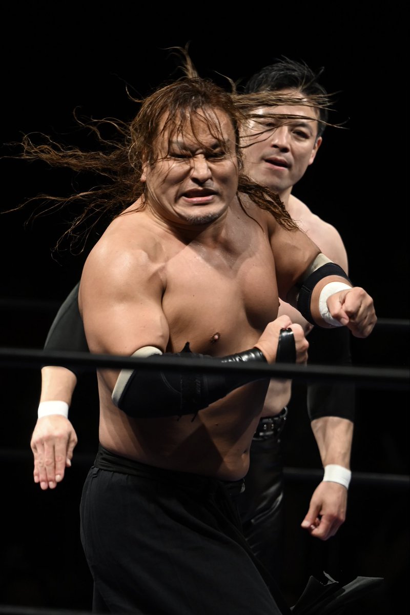 PMC0509's tweet photo. #ajpw #潮﨑豪 #真霜拳號 https://t.co/L3djm93V6n