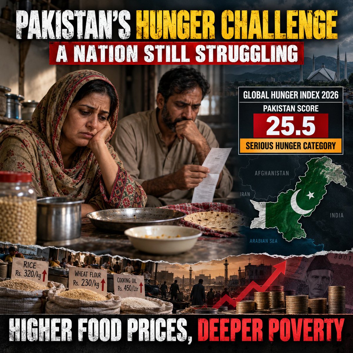 Afsana1125309's tweet photo. Pakistan boasts of progress yet hunger statistics expose its unfulfilled promises today. Mohsin Dawar Halloween Kling 4.0 $VAJRA Tesla CONSO Hamid Mir $BUFFCAT Maulana Fazlur Rehman Wizstar Lamine Jean Phil Najran Everton Spooky Betis #Ummah #ILPAAK Zaryab #Prabhas #دین_فروش_مخبر https://t.co/EIh6p5N5ZI