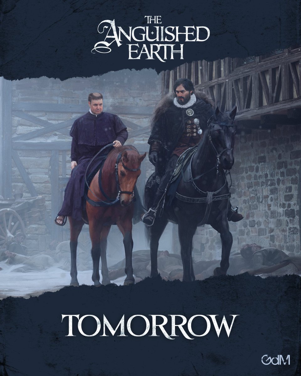 Grimdark_Mag's tweet photo. The Anguished Earth by Richard Swan is out tomorrow! We are so pumped to bring you Vonvalt and Bressinger venturing into the teeth of a plague to find a murderer.

Get your copy in HC, PB, audio, and @binding_broken   signed HC.

Ebook will be up on Amazon in a couple of days. https://t.co/8zdBy0dYOO