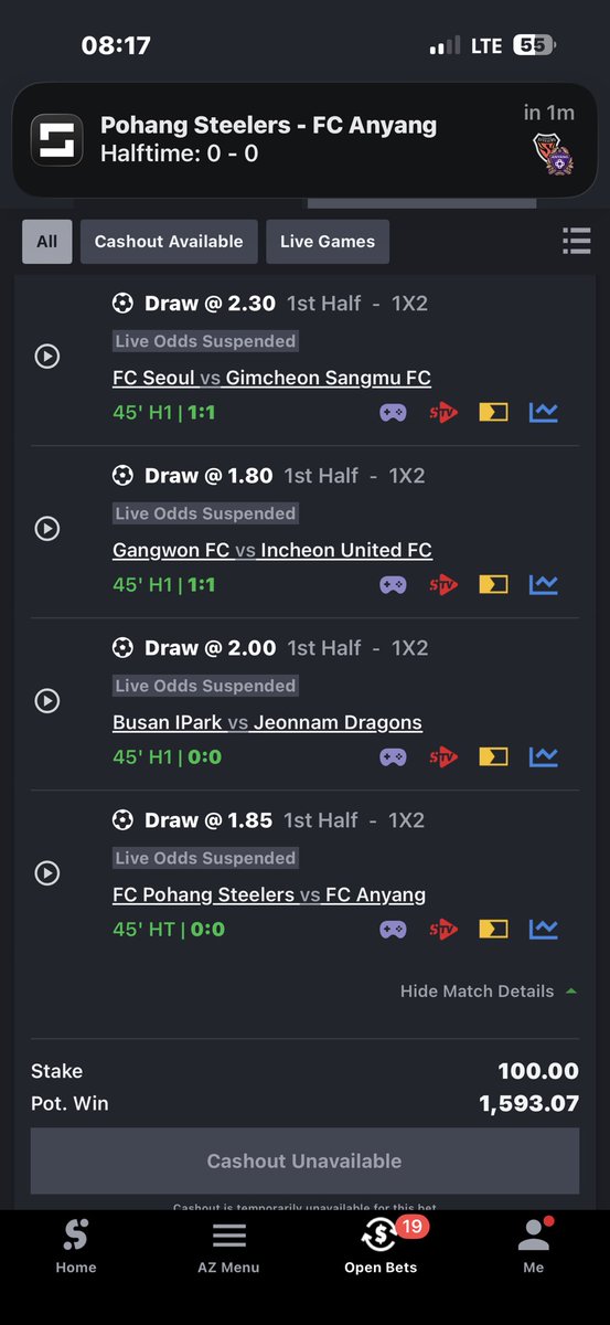 oxygen_derrick7's tweet photo. Halftime draw 
4/4
Hold https://t.co/d6bRCJHwo5