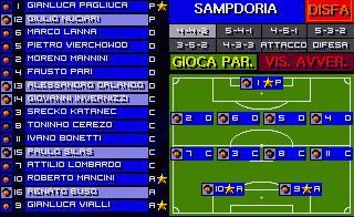 SensibleSWOS's tweet photo. Sampdoria 
Sensible Soccer 

Sunday's in the UK meant Football Italia

#retrogaming #gaming #gamersunite #amiga #football #calcio #Sampdoria #italy #milano #retrogamer #footballitalia https://t.co/z9M6QUZka3