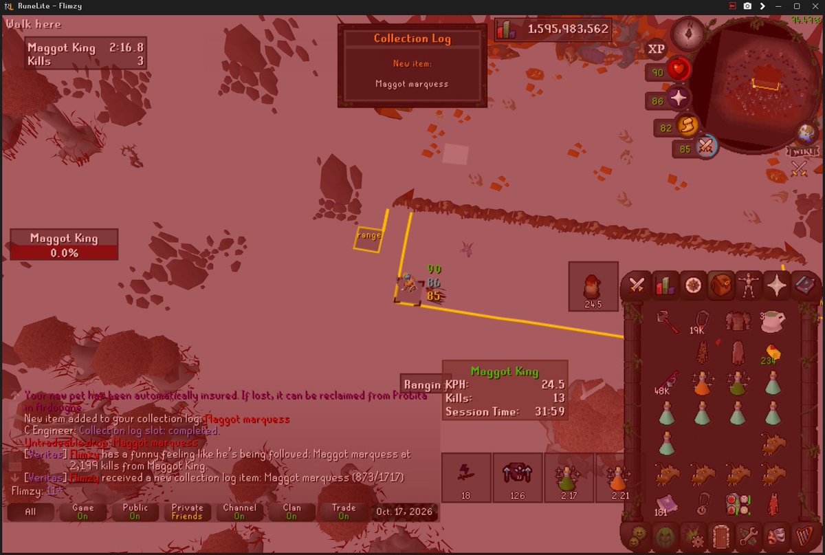 flimzyrs's tweet photo. Pet #51 - Maggot marquess, 1800 sacrifices, 4 50% eggs https://t.co/6xSREh1t5W