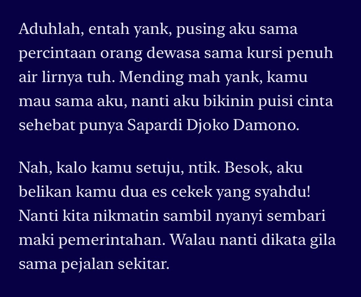 kimnzara's tweet photo. authornya selalu menghibur dengan tulisan-tulisan jametnya itu😙🫰🏻— 05 #substack https://t.co/tJ2lvJS6tp