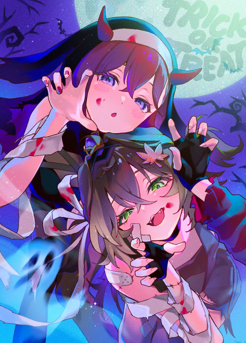 fuwalettuce's tweet photo. あーたまHalloween😈❤️‍🩹✨
#とるね絵ど #コンコンコントラスト https://t.co/ShtY2YCNtV