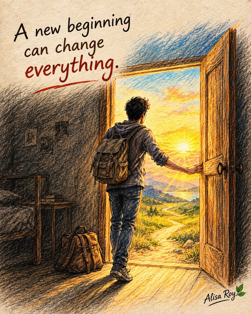 MediaAnswersMe's tweet photo. A New Beginning Can Change Everything 🌅✨ | Your Fresh Start Starts Today
#NewBeginning #FreshStart #Motivation #LifeLessons #NeverGiveUp #SelfGrowth #PositiveMindset #MediaAnswersMe https://t.co/OzEMlwKnpt