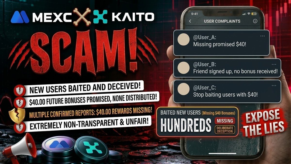 SoponKhan0's tweet photo. Is MEXC x Kaito exploiting the promised $40 Future Bonus was paid to my invited users.

Questions for 
@kaito
@MEXC
 
@KaitoAI
 #MEXC #KaitoAI #CryptoCommunity #CryptoScam #ExposeMEXC https://t.co/oxj9F8TY0h