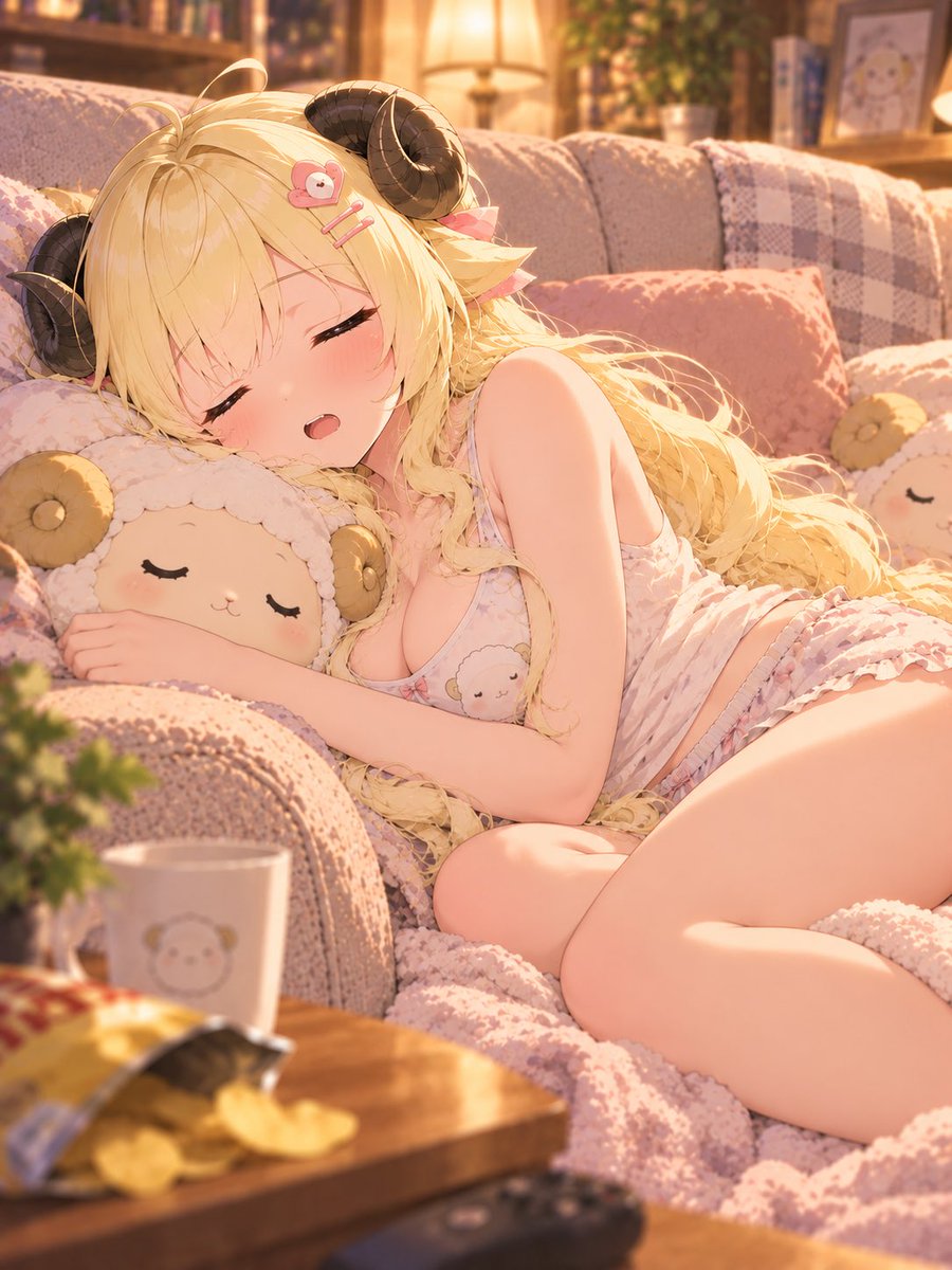 kanatyan_ai's tweet photo. 角巻わため / Tsunomaki Watame
ホロライブ / hololive

リラックスのわためと、寝落ちのわため。

SFW illustration, no nudity.
#角巻わため #ホロライブ #AIart https://t.co/4dEUUhi7aI