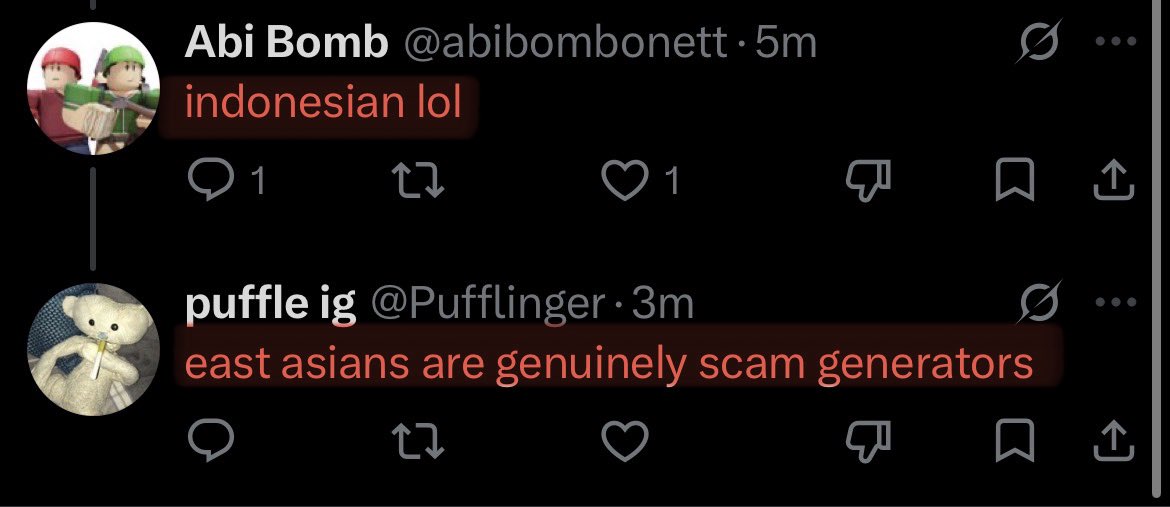 theyastory's tweet photo. u both @Pufflinger/@escadrillia and @abibombonett need to work on ur critical thinking before throwing around baseless accusations and making racist assumptions, if u r unsure about something, ask instead of jumping to conclusions and calling people scammers

and just fyi, indonesians are southeast asians, not east asians, maybe do ur research before acting so confidently while being so wrong? u can criticize people without being ignorant or racist about it, get ur facts straight first