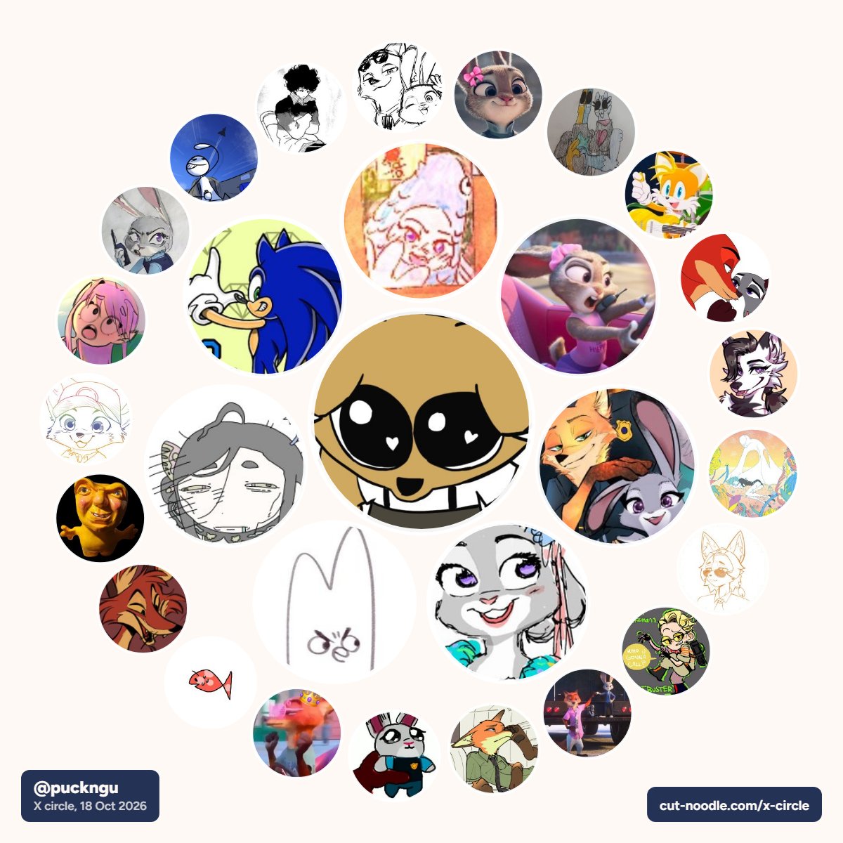 puckngu's tweet photo. thank you guys for blessing my timeline with your wildehopps arts. here below is my bunny circle of love :3 https://t.co/XbkQw7cBT0