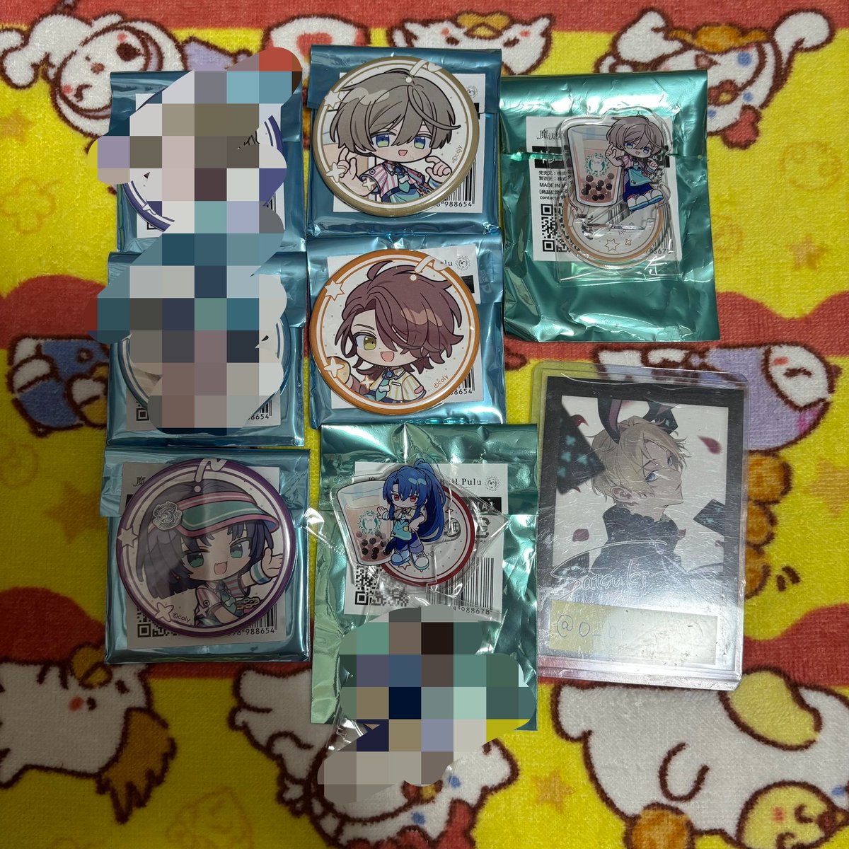 o__otorihiki__'s tweet photo. 魔法使いの約束 まほやく BullPulu 譲渡
缶バッジ アクリルスタンド コースター イラストカード

譲 画像のもの

求 缶バッジ アーサー
    アクスタ ヒースクリフ
    イラストカード 幼なじみ＞定価＋送料
特典類のみ希望額のご提示お願い致します。
優先度御座いません。お声掛けお願い致します。 https://t.co/V72kKNuDwd