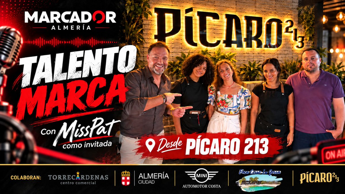 Radio_Marcador's tweet photo. 👏 Miss Pat adelanta en Talento Marcador su participación en el tributo a Serrat
👉La cantautora almeriense repasó su trayectoria musical, habló de sus próximas actuaciones e interpretó en directo dos de sus canciones, ‘Casualidad’ y ‘Recife’.
🔗https://t.co/vw3qTTNtCA https://t.co/J0zpCUqH7y