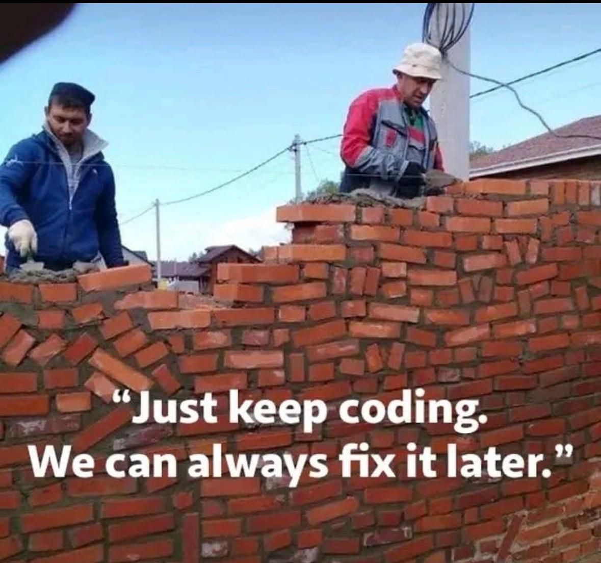 pvs_studio's tweet photo. What technical debt looks like
#meme #programminghumor https://t.co/i2zJOXpDMY