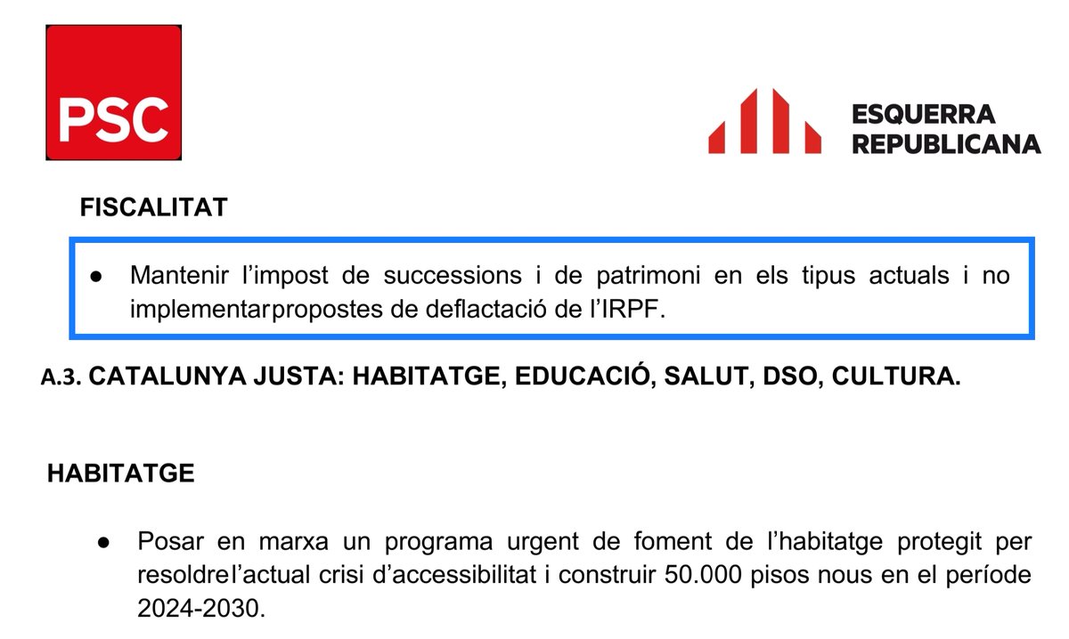 LaPeronel_la's tweet photo. Autonomies que al darrer mes han deflactat l'IRPF:
- Extremadura
- País Basc
- Galícia
Autonomia on PSC i ERC han signat robar tant com puguin als perceptors de nòmines més baixes i que l'IRPF sense deflactar es mengi qualsevol increment salarial:
- Catalunya https://t.co/vfCkJPRPwv
