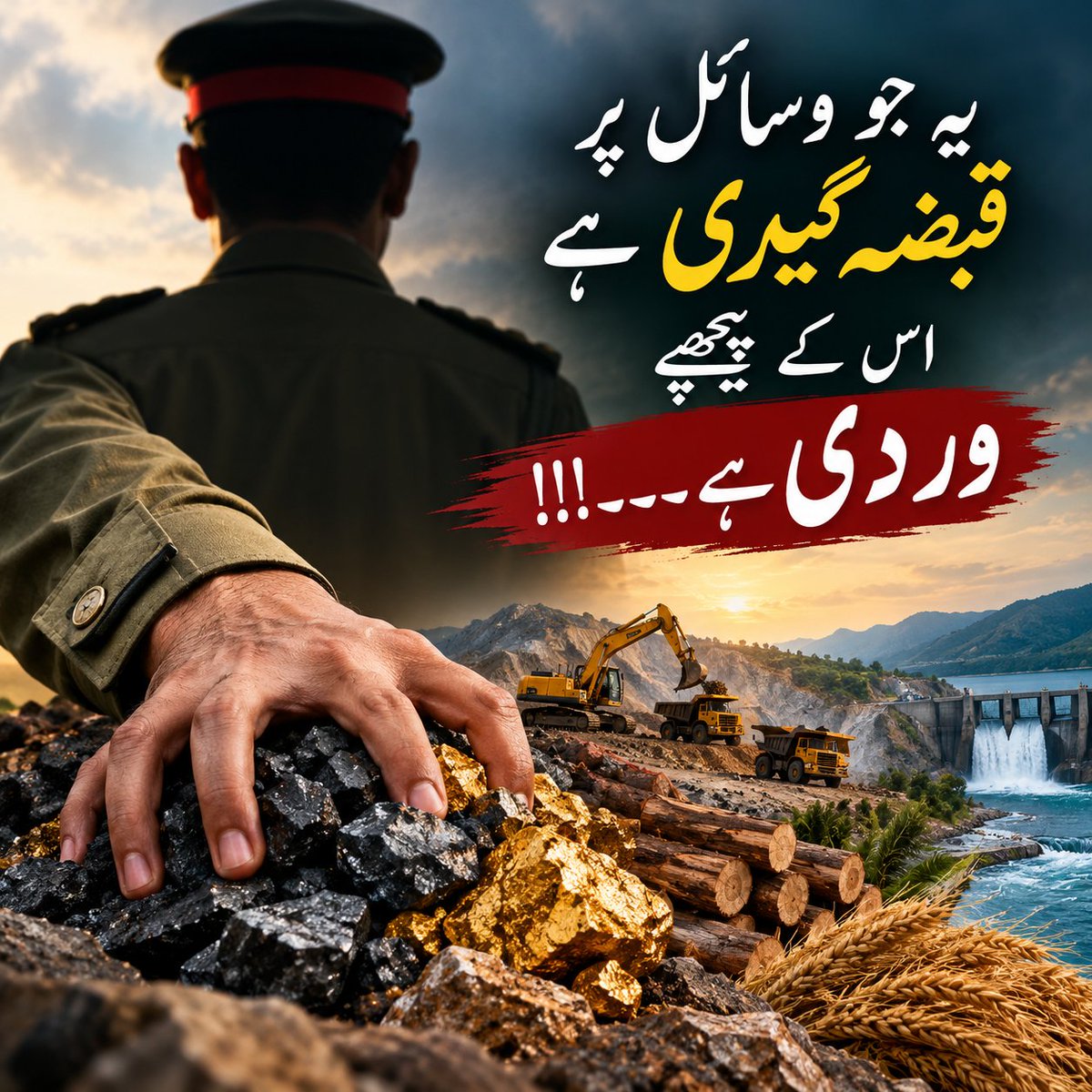 ZafarItaly's tweet photo. 4 ہزار ارب روپے کی معدنیات 
چور بازار میں بیچ ڈالا واہ او جرنیلا https://t.co/DohNMO8V8A