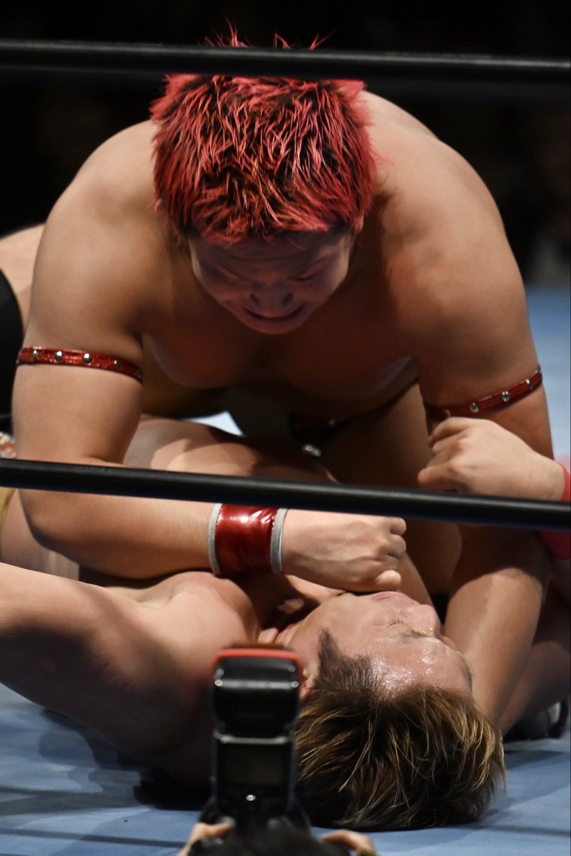 PMC0509's tweet photo. 気合いが伝わってくる。
#ajpw #本田竜輝 https://t.co/ruQlQtaVPP