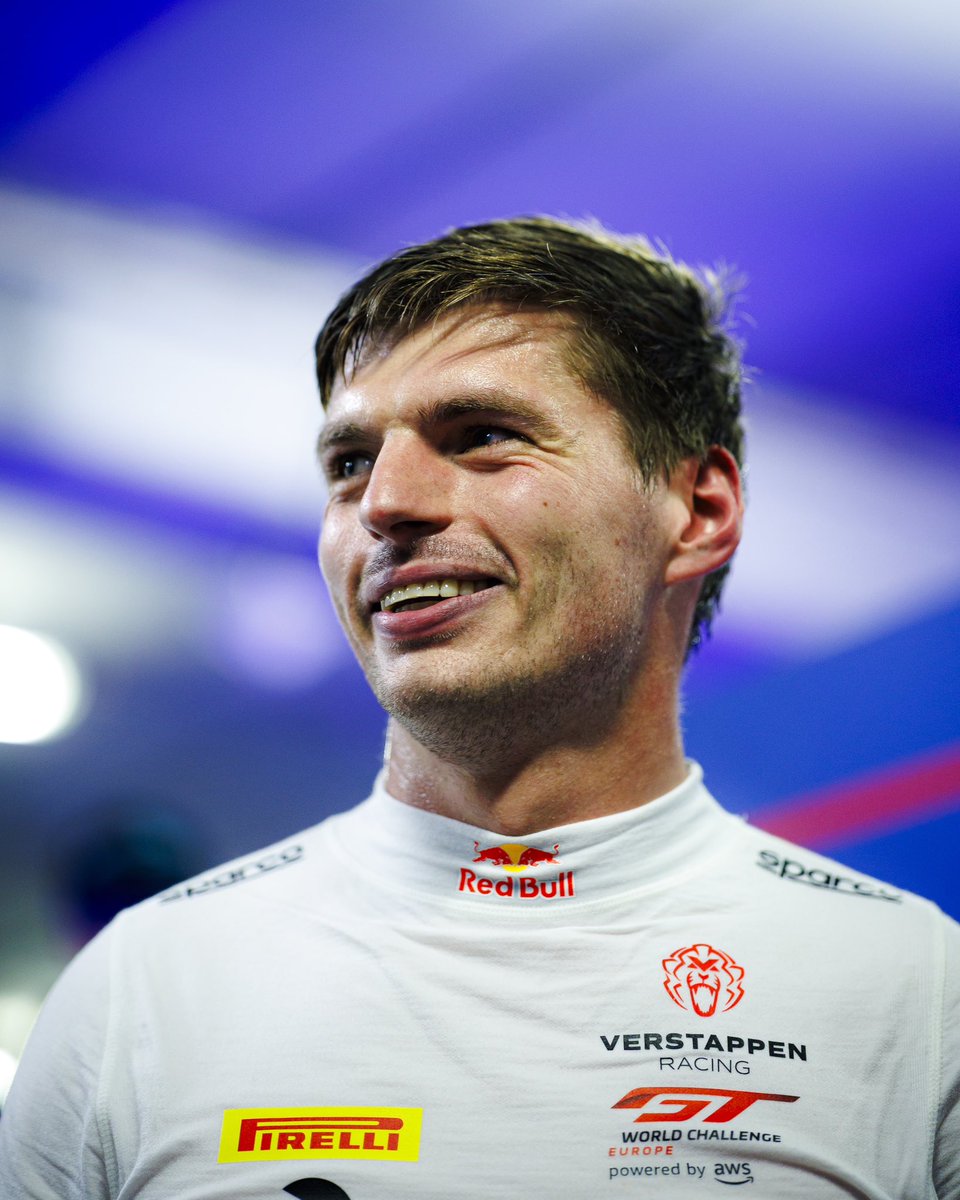 Max33Verstappen's tweet photo. Exciting weekend! Was very happy to be racing our GT3 car in Portimão. There were some ups and downs, but as a team we learnt a lot. 

I also feel I need to speak up about the hate and harassment Chris has received after the race. Everyone can have their opinions about what happened on track, but these personal attacks are not okay. Chris had a really strong stint and mistakes can happen. 

There’s no place for this kind of abuse in our sport or anywhere else.