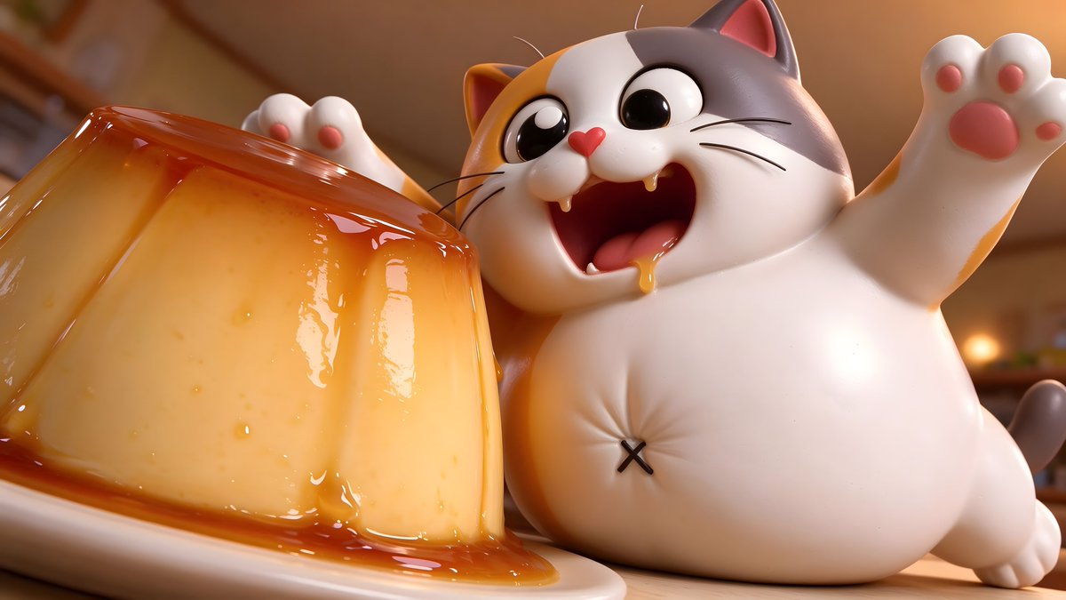 LibertyCats_APP's tweet photo. This pudding is MINE. No sharing! 😼
One bite first. Diet starts tomorrow. https://t.co/2DT1mSEZWF