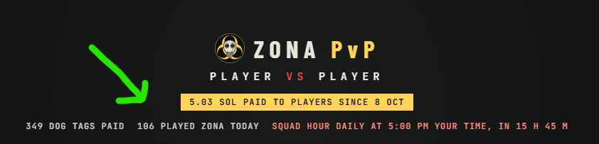 ZonaSOL_'s tweet photo. 106 people have played zona today!

https://t.co/AIBzzNCOhM https://t.co/bQFPW7k6NO