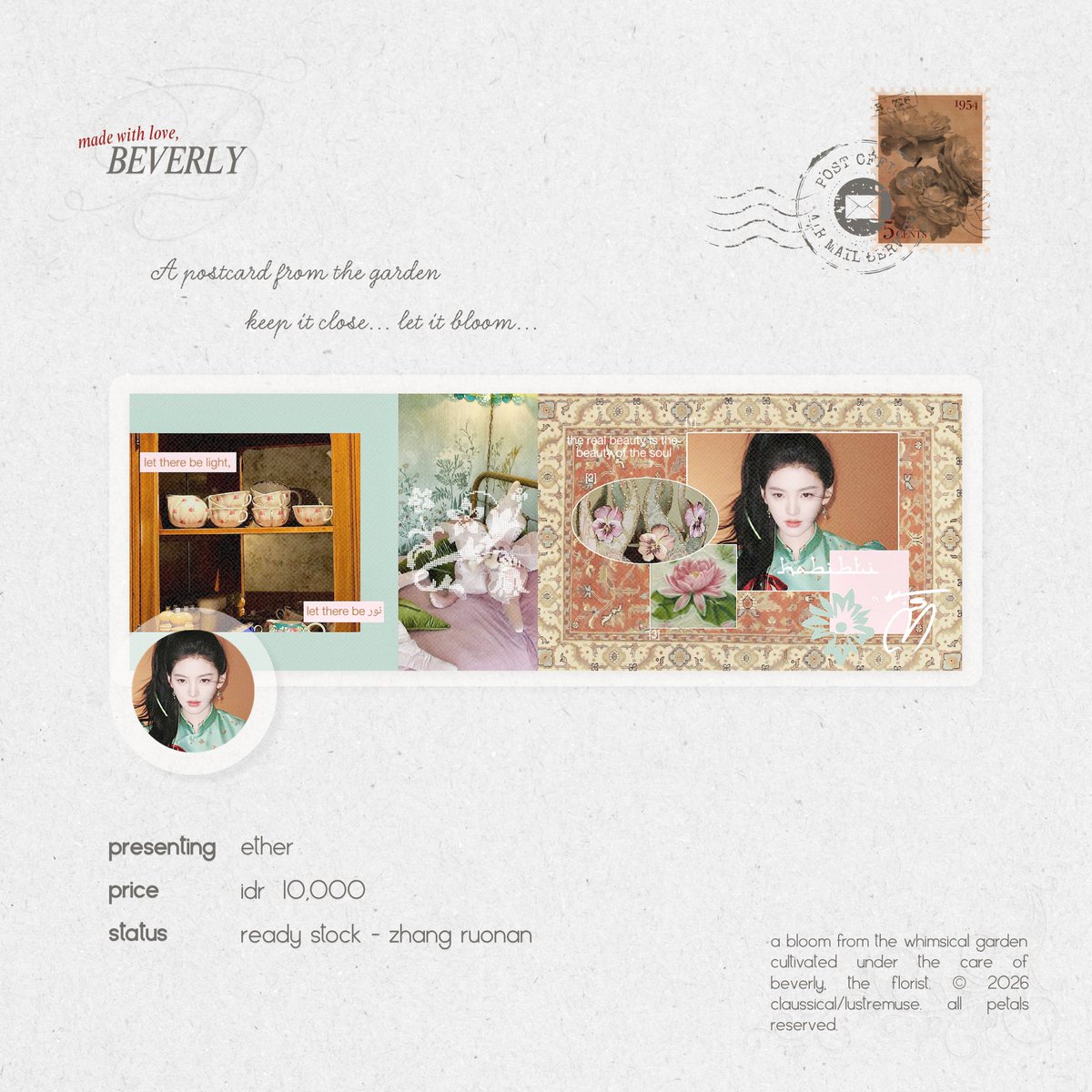 claussical's tweet photo. ꕤ ... #zonauang / help me to repost? thank you! 

dearest darlings, the little garden has gathered a new handful of prettiness! a playful gathering of arabesque charms featuring ju jingyi, bao shangen, zhang ruonan and bailu layout 🪷🕊️ https://t.co/g6N57FOWft