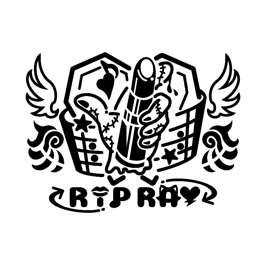 nerun_zzz's tweet photo. ロゴ案3🪦 #RiPRAY
透過版、完成図、
説明資料はリプに続きます↓ https://t.co/CMTLy5aGs1