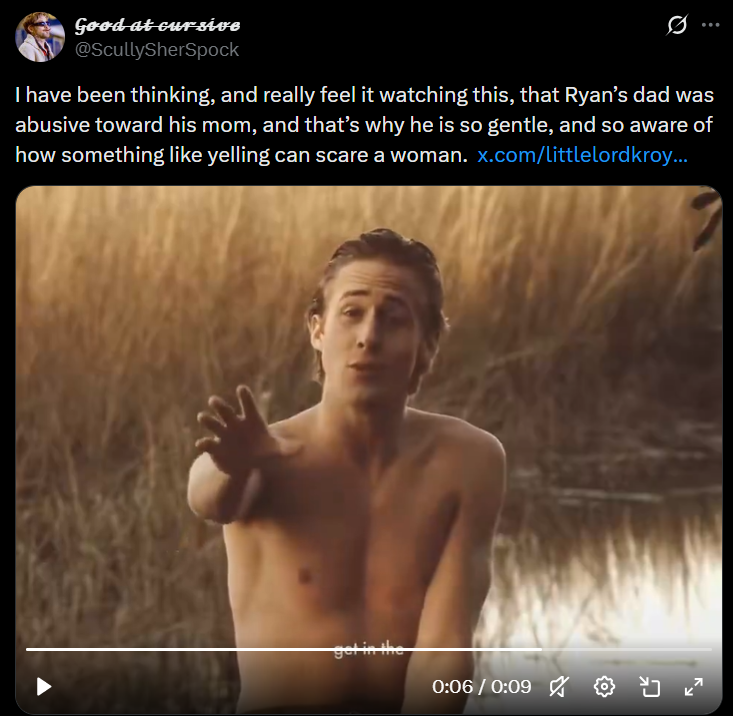 bryce_xwgrce's tweet photo. @worldsworstbug this person headcannons that Ryan has brain injury because of his lazy eye. In another post they said Ryan is gentle toward women at his age because his dad was abusive, which they have no concrete proof of. They have other speculations too that are just borderline parasocial 😭 https://t.co/XrornUVEek