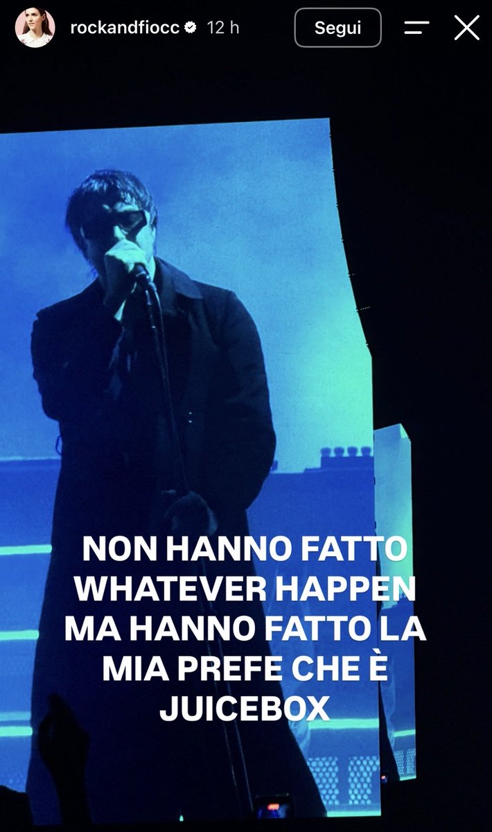 chiarett's tweet photo. @_Serpeinseno lei c’era ma non sa che la canzone che tanto voleva si chiama “what ever happened?” proprio grandissima fan https://t.co/QbvJCACbLK