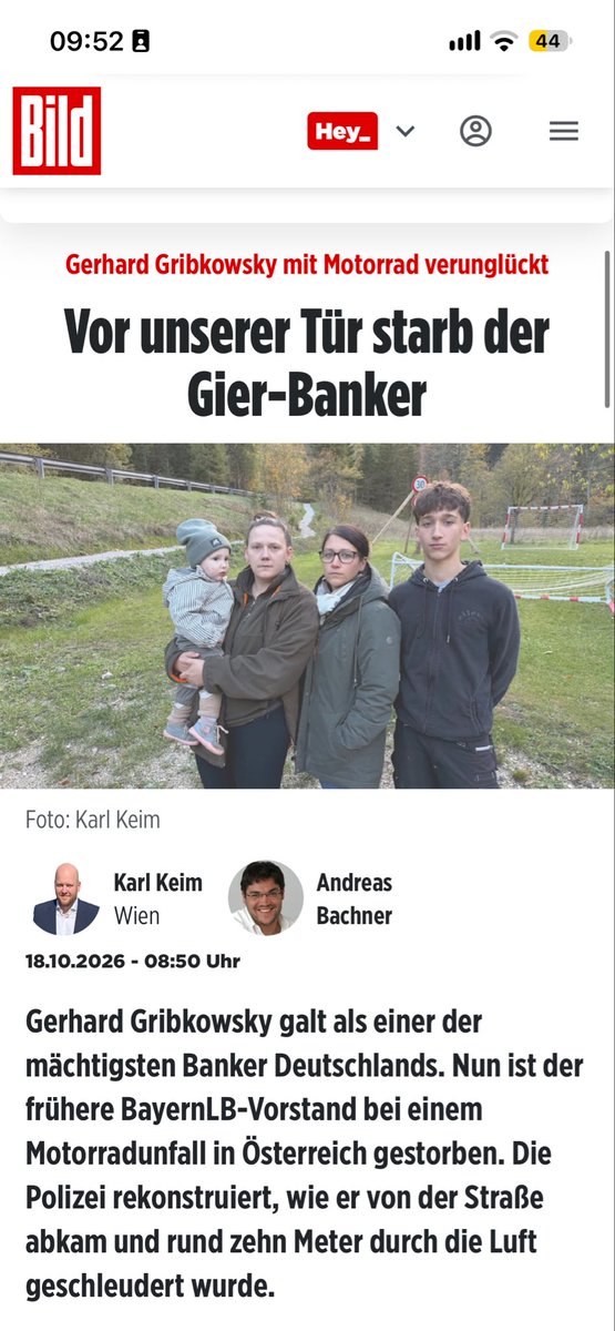 Bartz70Tim's tweet photo. Gerade erst hat @BILD im
Fall Spahn/Babyfoto so getan als seien ihr Persönlichkeitsrechte wichtig - ein schlechter Witz. Jetzt bringt sie diese widerliche Geschichte. Der Tote stand der @BILD halt nicht so nahe wie Spahn. Niemand heuchelt wie Bild, @marionhorn und @axelspringer https://t.co/Fmse7tip6F