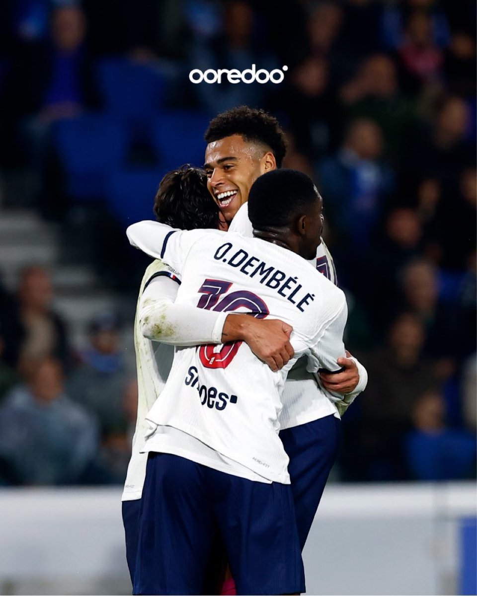 PSG_English's tweet photo. Happy Sunday! 👋😁

The celebration of the day with @OoredooQatar https://t.co/slYWLo0YEh