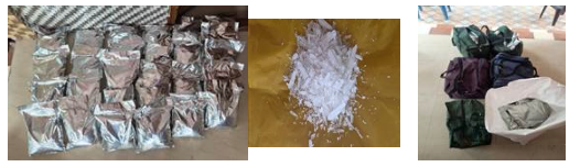 PIB_India's tweet photo. 🔹Directorate of Revenue Intelligence (DRI) seizes massive 137 kg consignment of crystal meth; busts coastal drug trafficking network; 4 arrested in Tamil Nadu

🔹Major intelligence-led operation foils suspected attempt to smuggle drug to Sri Lanka through maritime route

For further details, read here: https://t.co/pODhr0y4dP